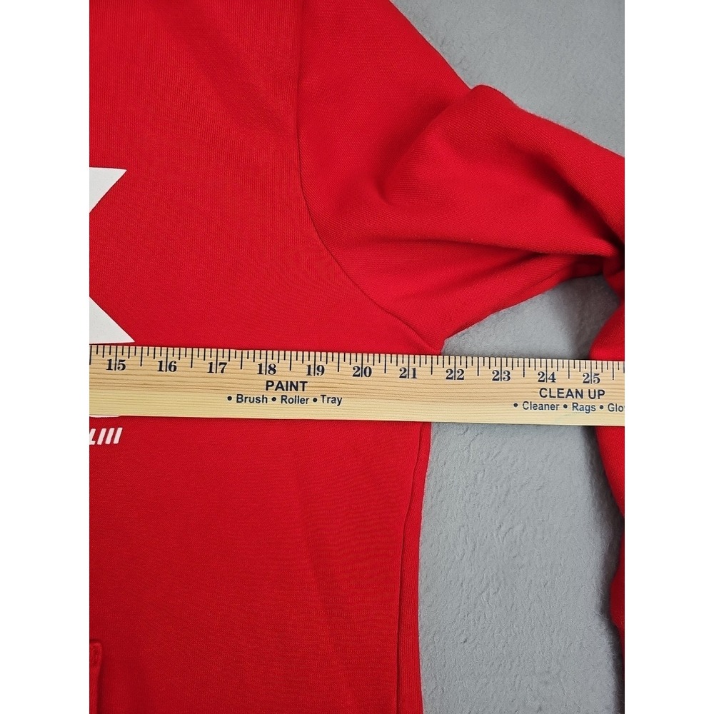New England Patriots Hoodie Women's XL Red Pullover 6X NFL Champions Fanatics - Picture 4 of 7